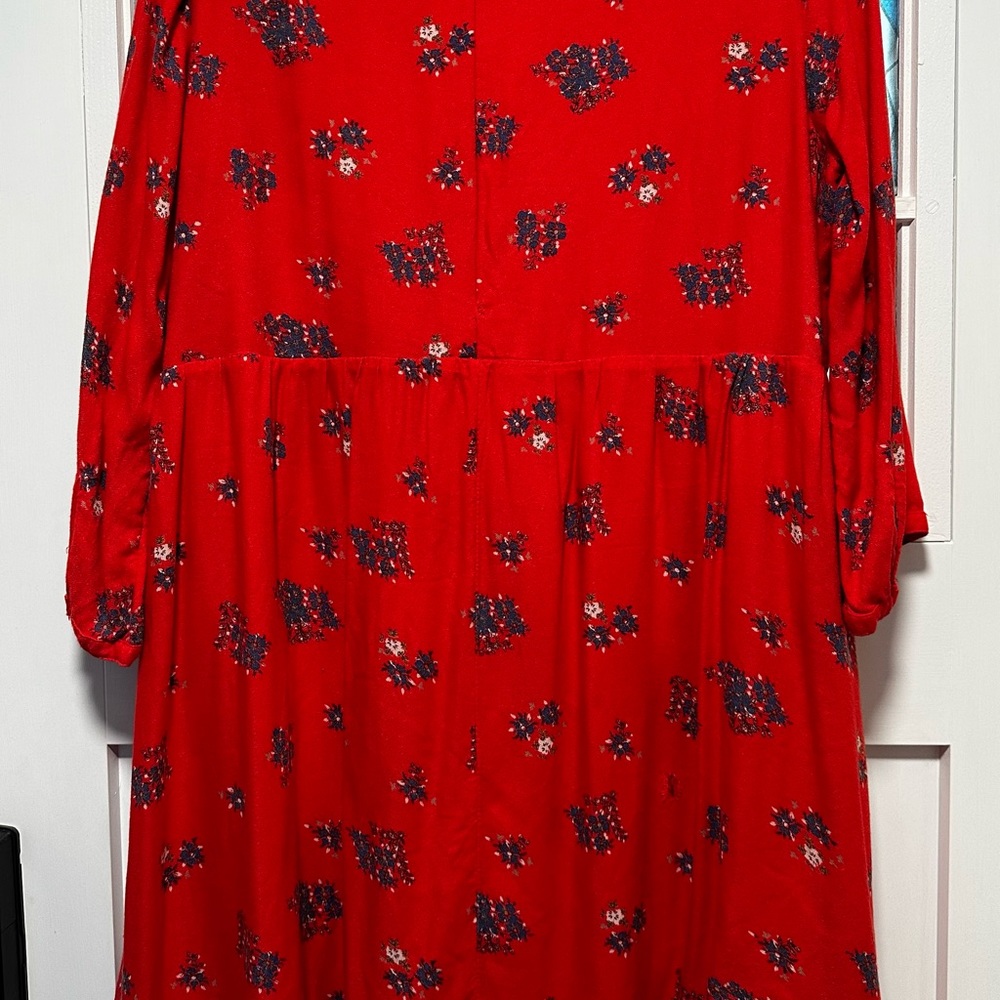 Old Navy Red Baby Doll Dress Size XL - worn once! - Picture 2 of 3